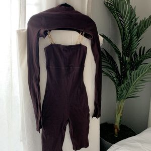 FASHION NOVA ROMPER🤎